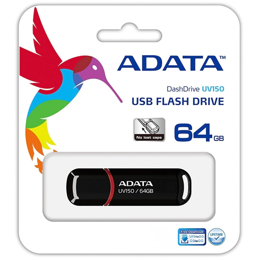 USB 64GB UV150 NEGRA 3.2 ADATA