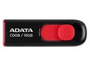 USB 16GB Adata C008 Negro con Rojo 2.0