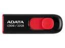 USB 32GB Adata C008 Negro con Rojo