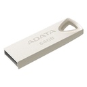 USB 64GB ADATA UV210 PLATA METALICA 2.0