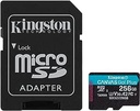 MICRO SD 256GB KINGSTON SDCG3/256GB C/A CANVAS GO PLUS