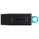 Usb 64Gb Kingston DTX/64GB Exodia 3.2 Black+Teal
