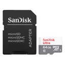 Micro Sd 64Gb Sandisk Uhs-I Con Adaptador