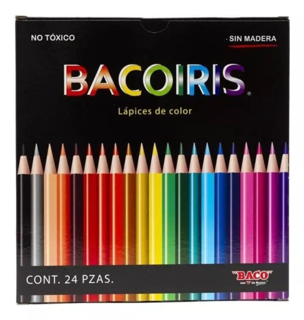 [LP003] COLORES BACOIRIS C/24 LARGOS