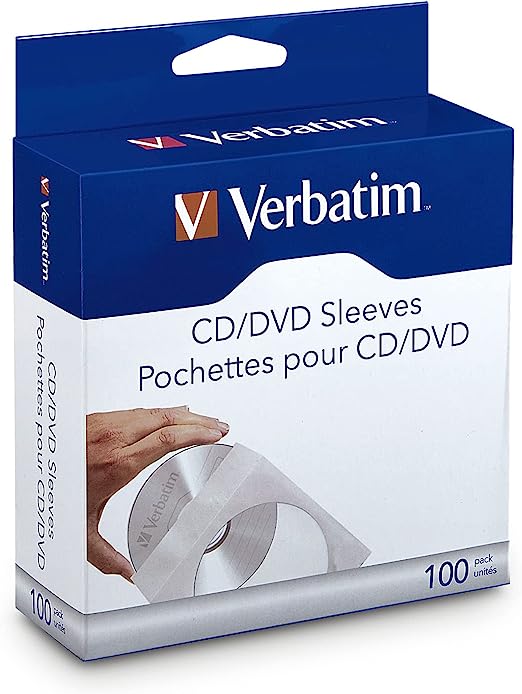 [SOBCDVE100] Sobre Papel CD C/Ventana VERBATIM #49976 Paq. 100 Pzas