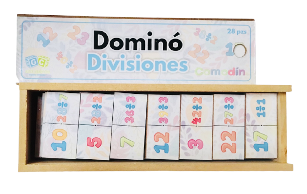 Domino Didactico Madera Divisiones Cotton