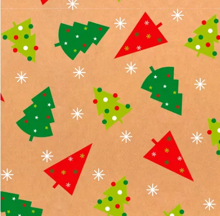 Papel Navidad Kraft 50×70 cm Dipak (E.25)