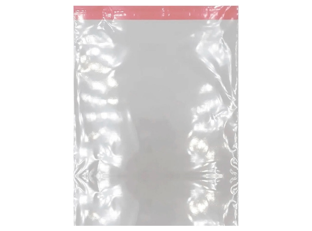 SOBRE CELOFAN TRANSPARENTE CARTA CON ADHESIVO 22.5X30 PAQ. C/100