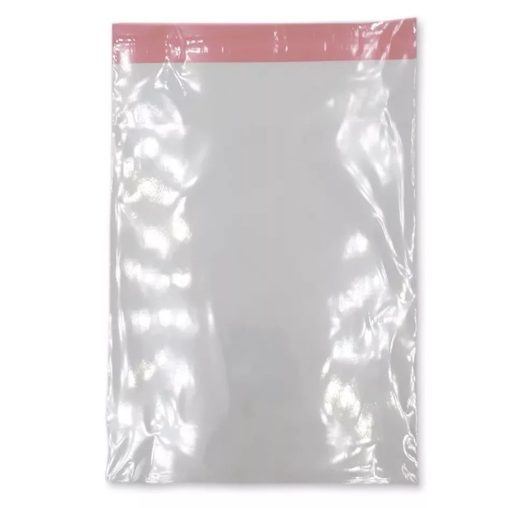 SOBRE CELOFAN #1 PARA ESTUCHE DVD 14 MM CON ADHESIVO 1 PAQ. C/100