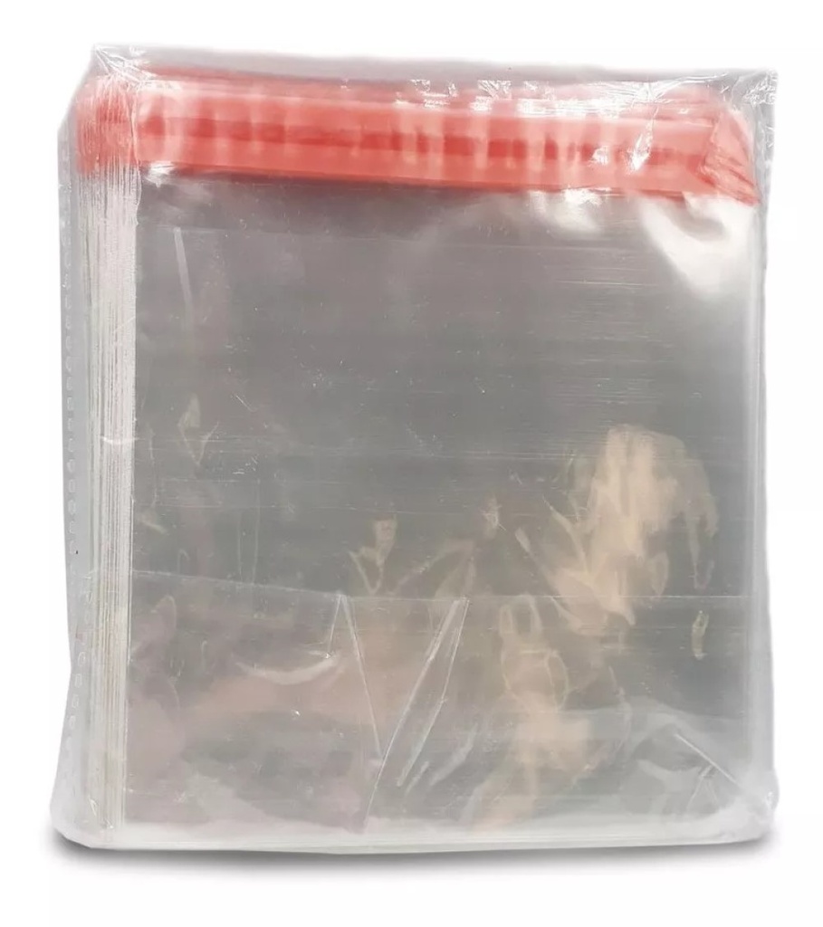 Sobre Celofan #6 Para CD Master 12.5X12.5CM C/Adhesivo 1 Pa1. C/100