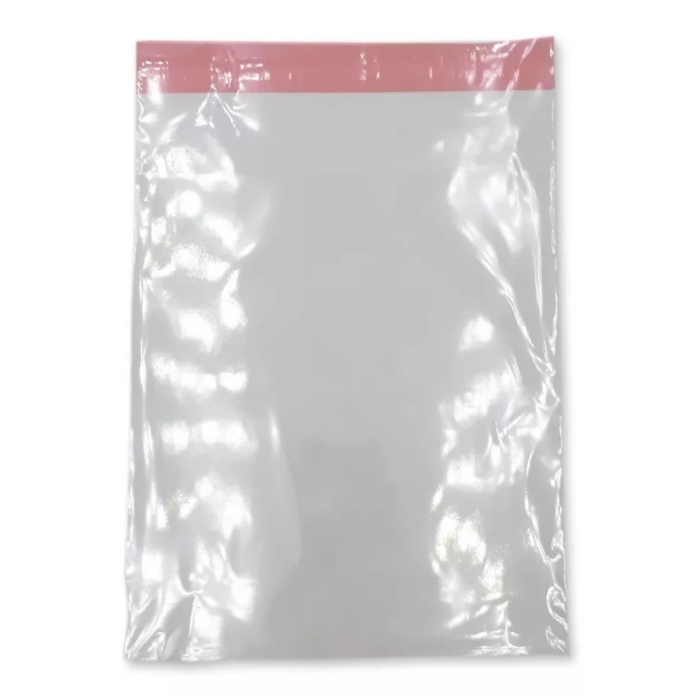 SOBRE CELOFAN #7 PARA ESTUCHE DVD 7MM 14X20CM C/ADHESIVO 1 PAQ. C/100