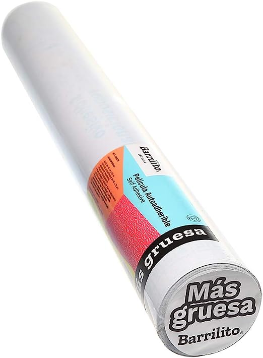 [7501214999416] PLASTICO CONTAC BARRILITO TRANSPARENTE C/20M