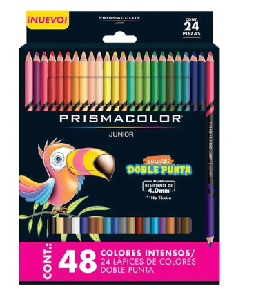 Colores C/24X48 Doble Punta Prismacolor Junior