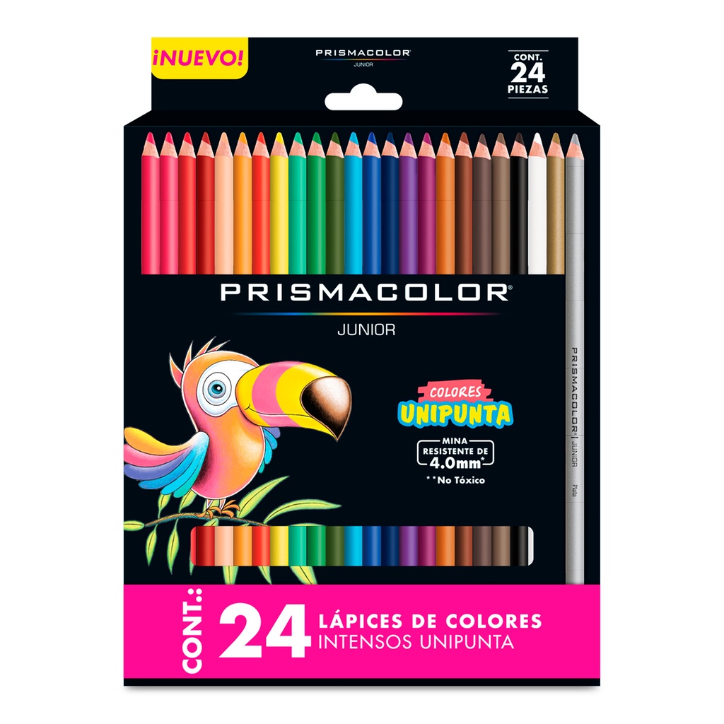 Caja De Colores C/24 Largos Junior Prismacolor Red (C.12)