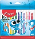 Caja C/12 Marcador Agua Maped Peps  Delgado E(12)