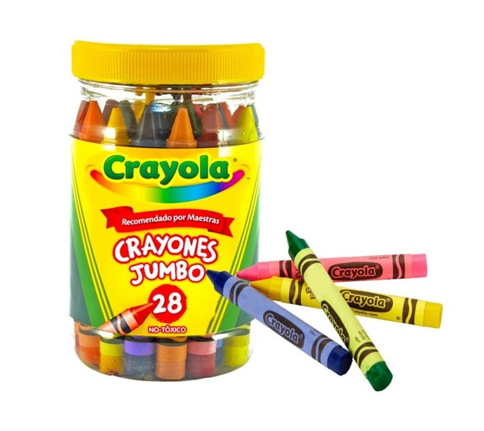 Bote C/28 Crayones Crayola Jumbo 520328 (C.6)