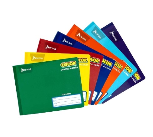 [7702111812987] Cuaderno Forma Italiana Cosido Cuadro Grande 7mm 100H Norma  581298 (C.50)