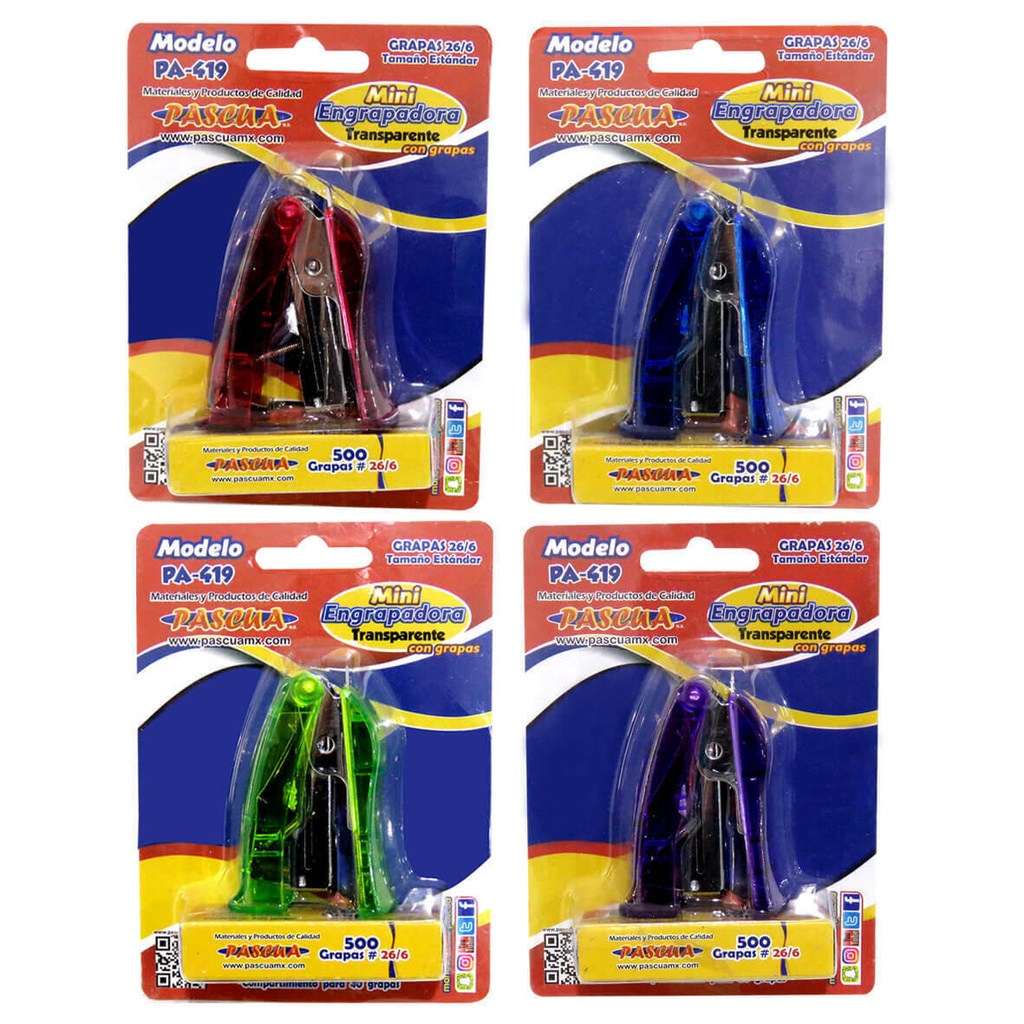 [PA-419] ​Engrapadora Mini Pascua Con Grapas (E.12) (C.144)
