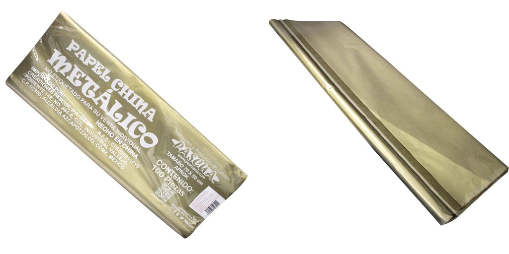 [PCHINO-JC] Papel De China Dorado Pascua (E.100) (C.4000)