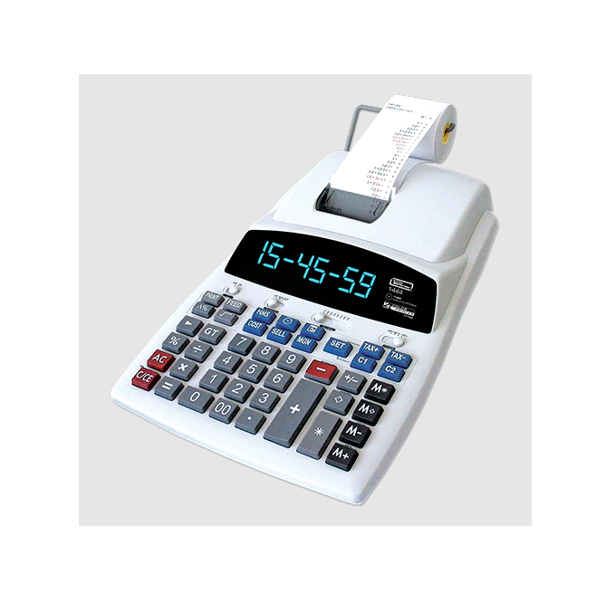 [1444] CALCULADORA PRINTAFORM 1444 C/ROLLO 12DIG.