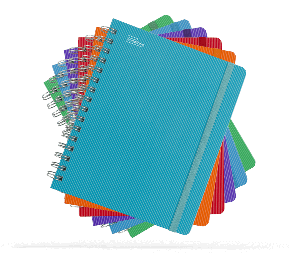 CUADERNO PROF. PRINTAFORM ARCOIRIS RAYA 100H PASTA DURA