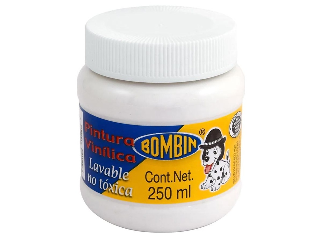 Pintura Manitas Magicas Rodin Bombin Blanco 250ml (C.12)