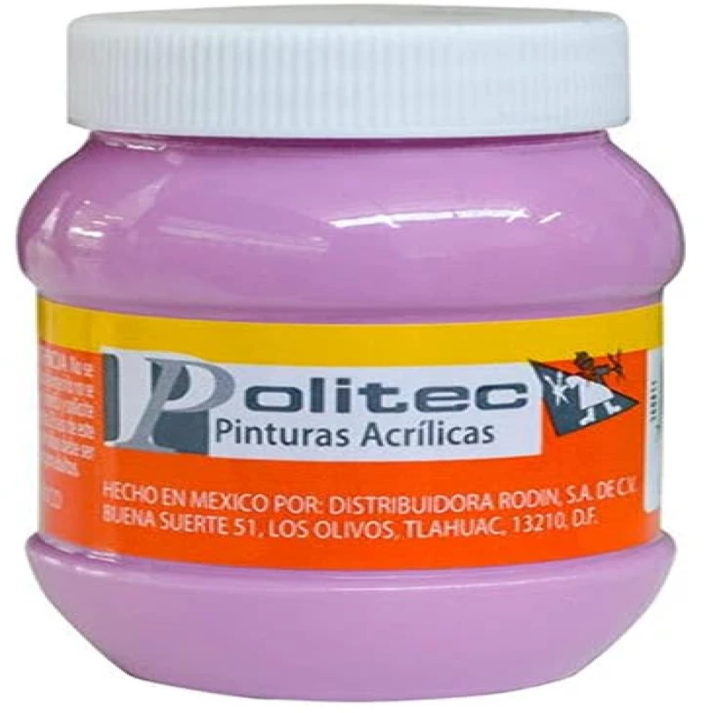 Pintura Acrilica Politec Violeta Claro 100 Ml