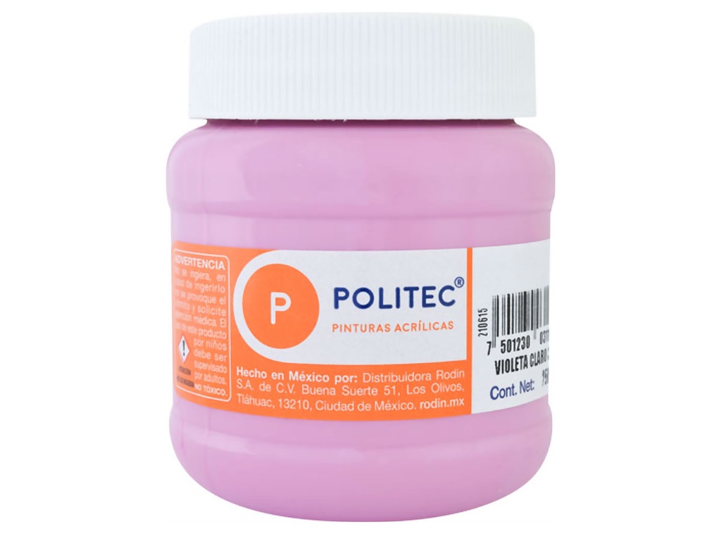 Pintura Acrílica Rodin Politec Violeta Claro 250ml (C.12)