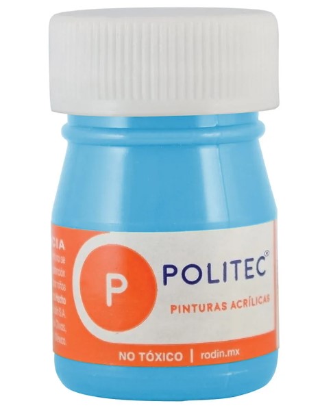 [7501230031619] Pintura Acrílica Rodin Politec Azul Pastel 20ml (C.12)