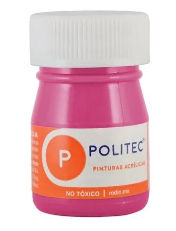[7501230031916] Pintura Acrilica Rodin Politec Carmin 20ml (C.12)