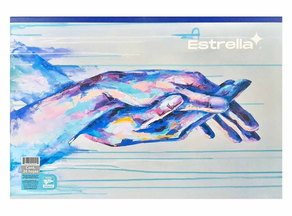 BLOCK ESTRELLA CONSTRUCTIVO 35X50 20 HOJAS
