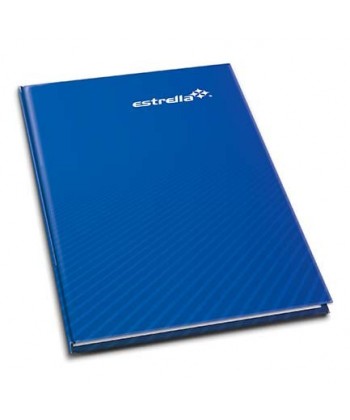 Libreta Estrella Forma Francesa Pasta Dura Raya 144 Hojas Est. (C.44)