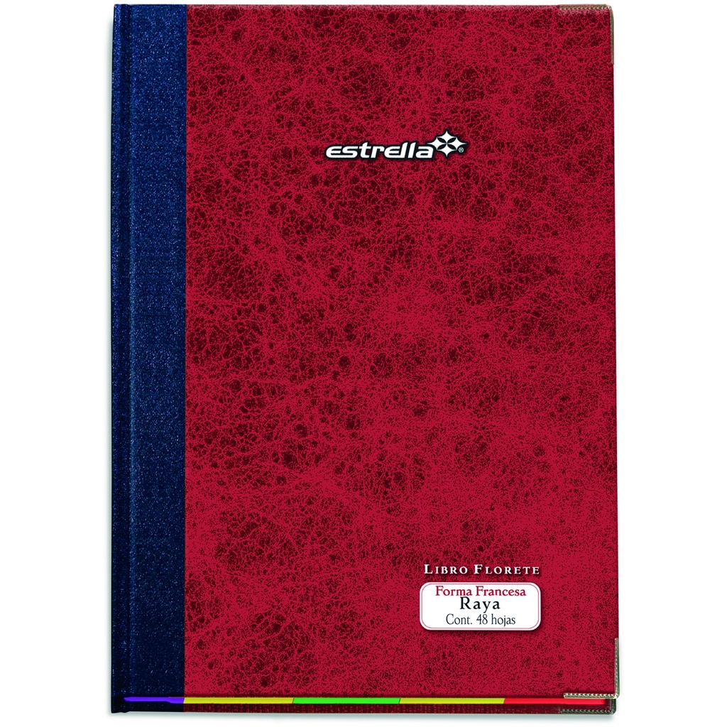 [0112] Libro Florete Estrella Actas Forma Francesa 96 Hojas (C.12)