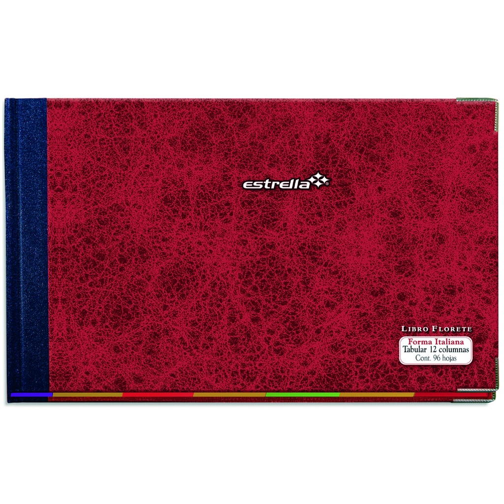 LIBRO FLORETE ESTRELLA TABULAR 24COL 96H