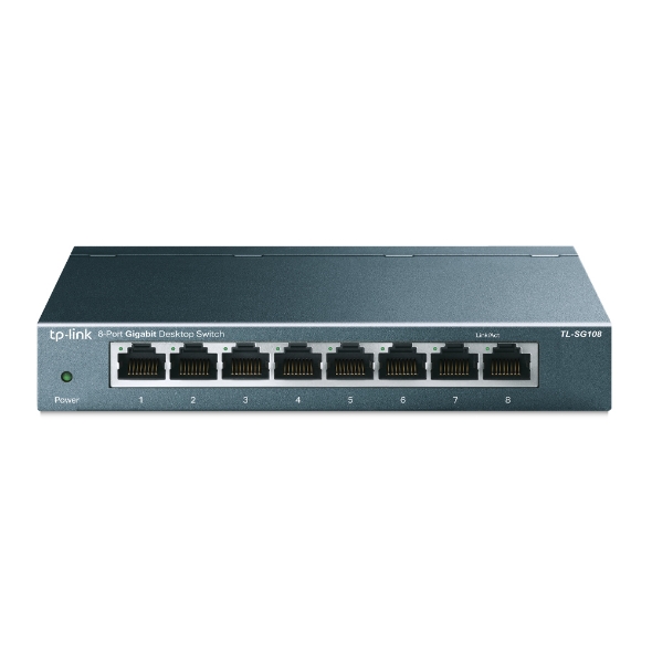 [TL-SG108] Switch De Escritorio Tp-Link TL-SG108  8 Ptos Giga Plug & Play  Doa30