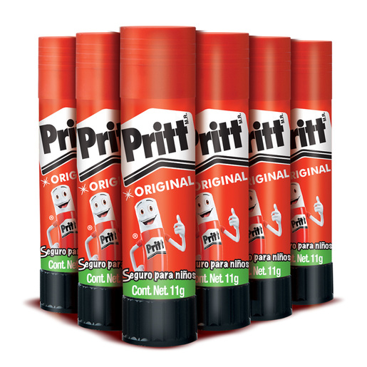 Paquete C/12 Lápiz Adhesivo Pritt 11Gr