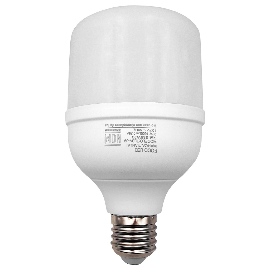 [S39W20] Foco Led Tianlai 20W S39W20 Luz Blanca Fría (C.50)