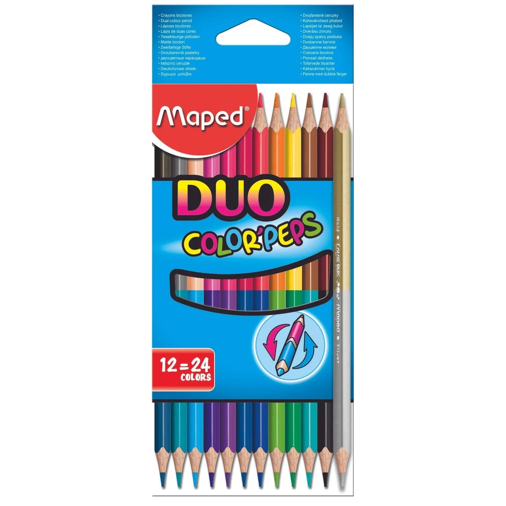 [3154148296003] Colores C/12x24 Largos Triangular Maped