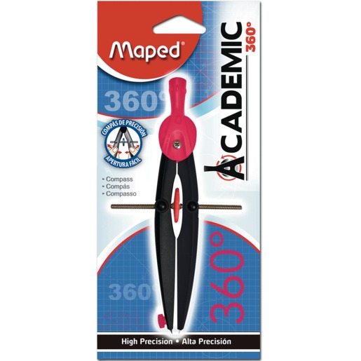 Compas De Precisión Maped Technicolor Academic (E.12)