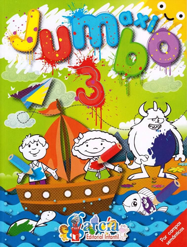 Libro Para Colorear Maxi Jumbo 3 Garcia (C.30)