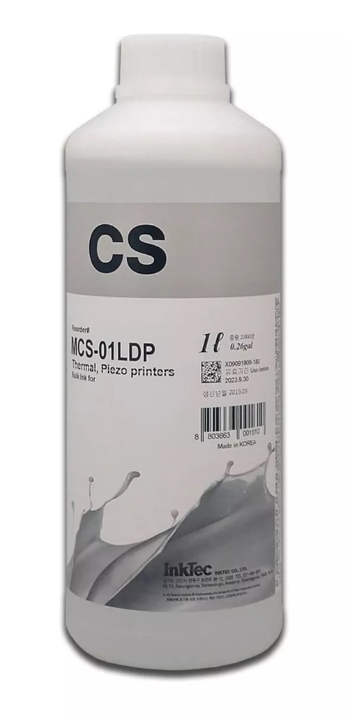 [MCS-01DP] Solución Limpia Cabezales Inktec 1l
