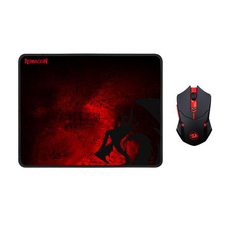 COMBO 2EN1 MOUSE ALAMBRICO/ MOUSEPAD M601WL-BA REDRAGON