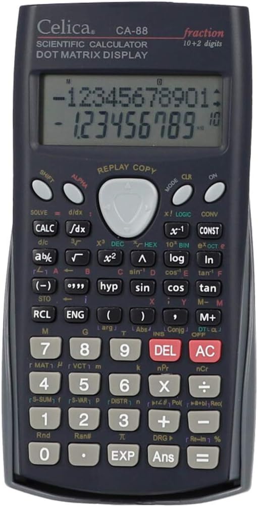 [CA-88] CALCULADORA CIENTIFICA CELICA CA-88 401FUNCIONES