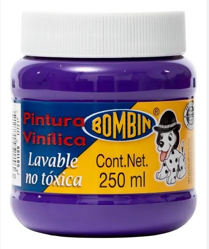PINTURA VINILICA RODIN BOMBIN MORADO 250ML
