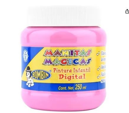 PINTURA MANITAS MAGICAS RODIN ROSA PASTEL 250MIL