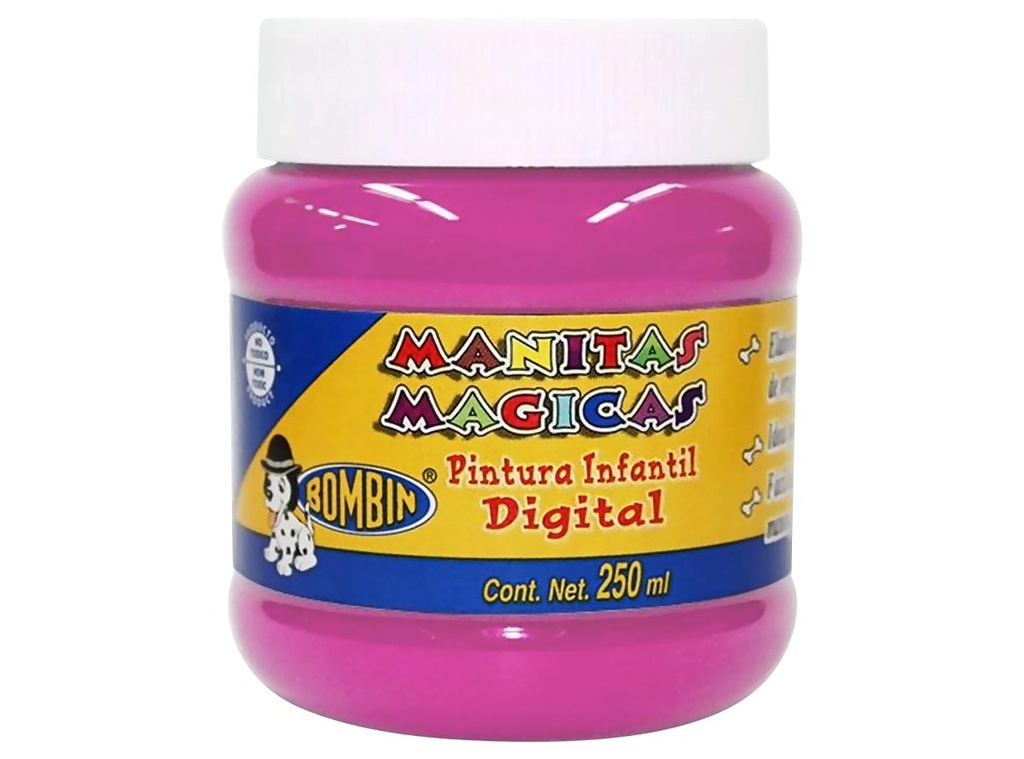 Pintura Manitas Magicas Rodin Bombin Magenta 250ml (C.12)