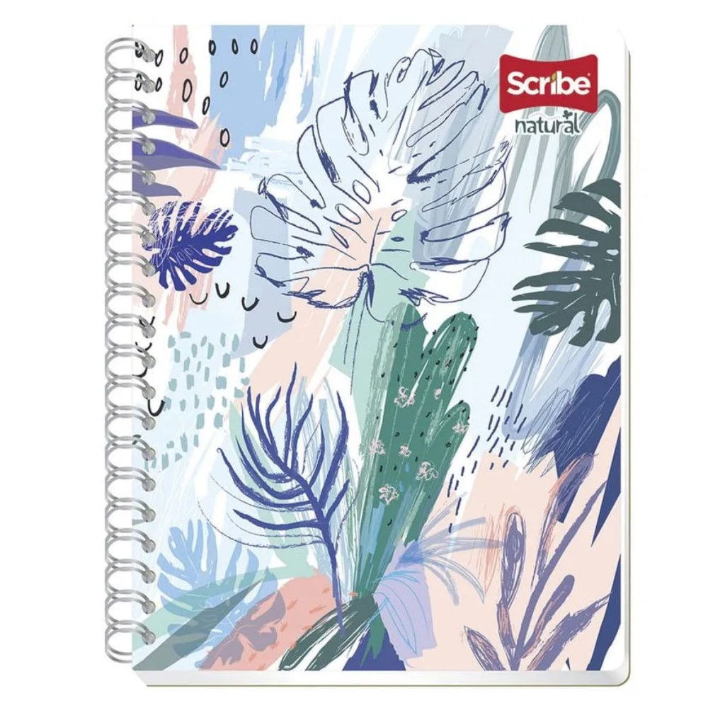 [6060] Cuaderno Profesional Espiral Natural Raya 100H Scribe 6060