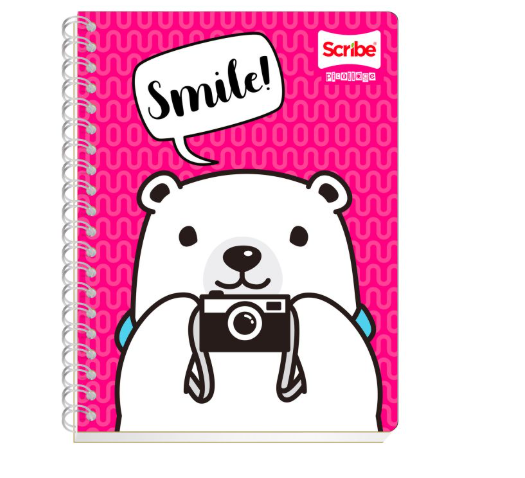 Cuaderno Profesional Espiral Picollage Raya 100H Scribe 4360 (C.24)