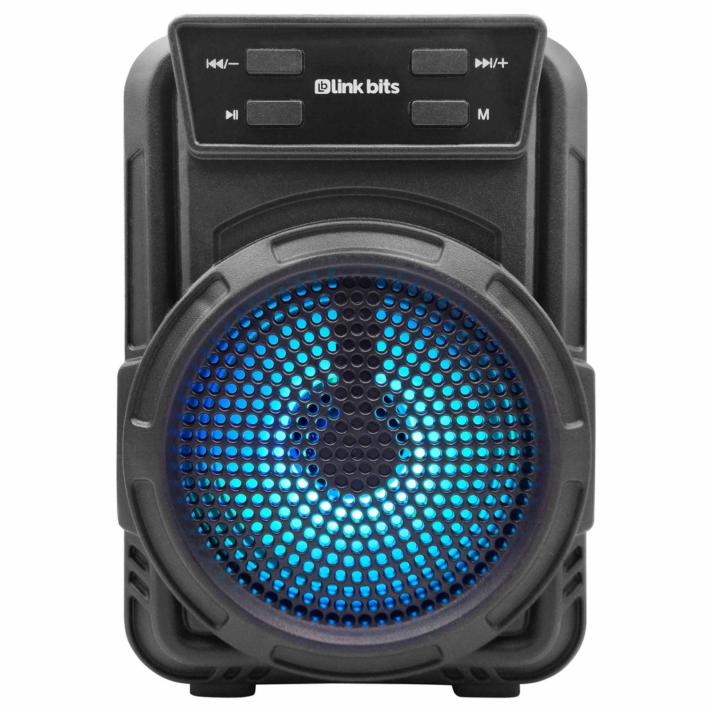 [VA371T] Bocina 3 Pulgadas VA371T Link Bits Bluetooth Auxiliar Usb Luz Led (C.80)
