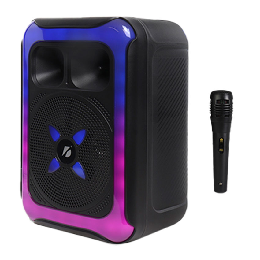 BOCINA 8" KTS-1727 BT/MICROFONO/USB/CONECTIVIDAD TWS/LUZ LED